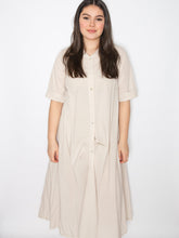 Lang a-shape bomuldskjole